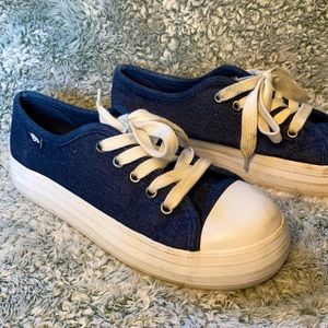 Rocket dog denim platforms